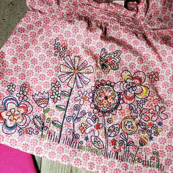 Toddler Girl Size 3T Casual Hot Pink 2 Pc Outfit NWOT - Picture 7 of 14